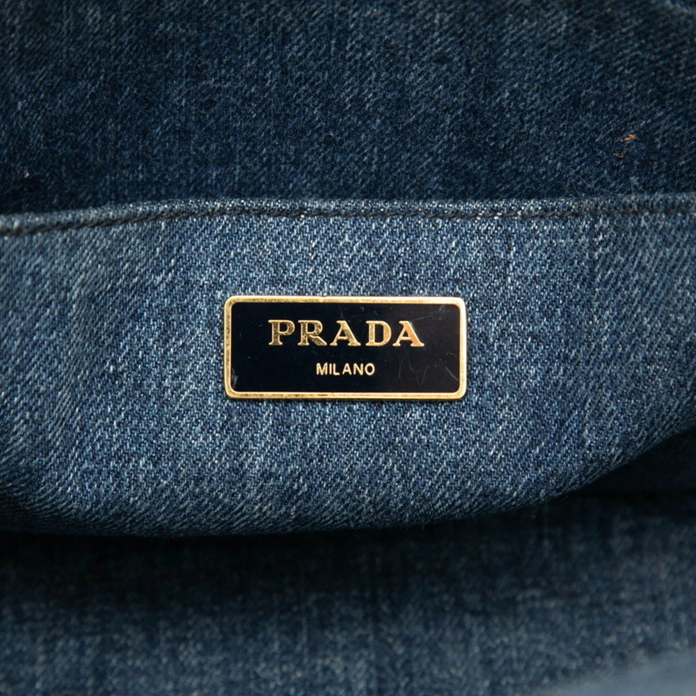 PRADA Blue Shoulder Bag - Picture 5 of 6